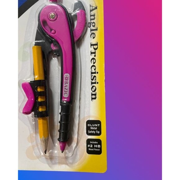 Bazic Pencil Compass - Pink - Picture 6 of 6